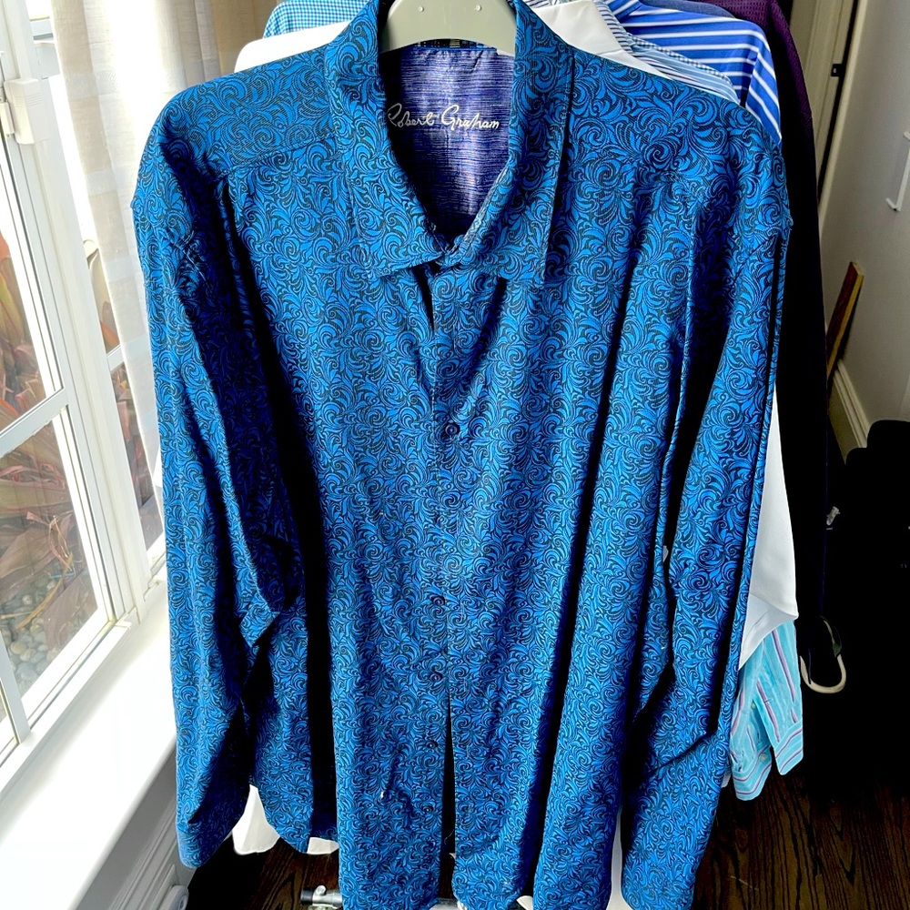 Robert Graham size 3XLT & 3XL.  Price is for EACH shirt.